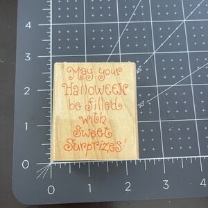 1997 Penny Black 129E Halloween Surprizes Rubber Stamp